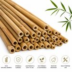 Strong Bamboo Garden Canes Heavy Duty Plant Support Stake Natural Bamboo Stick
