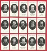 ASTON VILLA PROMINENT FOOTBALLERS by TADDY - NOSTALGIA REPRINT CARD SET (PC02)