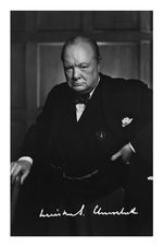 Winston Churchill Signed A4 Autograph Photo Print