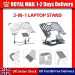 NEW 360° All Metal Portable Laptop Tablet Stand Riser Adjustable Desk Holder