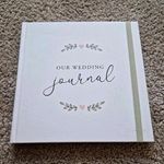Wedding Journal Photo Album Book, White & Gold Detail, Contemporary