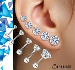 Surgical Steel Studs Hypoallergenic Earrings for Women and Girls Studs Piercing