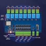 ESP32 Modbus 8-channel Relay Module RS485 8 Way Input 8 Way Output Optocoupler