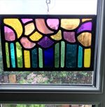 Stained glass suncatcher handmade