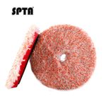SPTA 1PC 5 Inch 125mm Polishing Buffing T100 Microfiber Pad For Waxing Finish