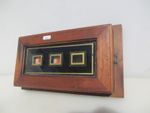 Antique Butlers Servants Bell Indicator Box Three Windows Case Victorian Old