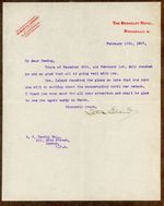 1907 Letters Lester Leland Berkeley Piccadilly Hotel US Rubber Co. Boston MA NYC