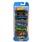 Hot Wheels Set of 5 Toy Cars, Extreme Race Assorted Styles, Toy Vehicles in 1:64
