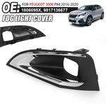 Left Passenger Fog Light Cover Grille For Peugeot 3008 P84 2016-2019 9817136677