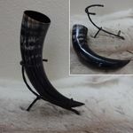 # Large Hand Worked High Polished Medieval / Viking Drinking Horn - MASSIVE SALE