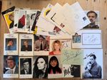 (S3) ORIGINAL GENUINE SIGNED AUTOGRAPHS ON PHOTOS & PAGES UNDEDICATED DEDICATED