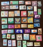 UAR EGYPT MINT STAMP LOT 50 DIFFERENT STAMPS