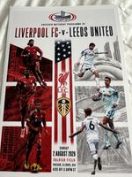 Liverpool  v Leeds United (Friendly).Chicago.4 Page Prog Official teamsheets x 5