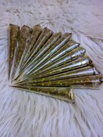 Handmade Organic Henna Cones Natural Safe Chemical Free- Bundle Of 3 Henna Cones