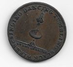 Undated 18th Century Token Lyceum Middlesex Half Penny 1/2d British Coin DH362A