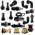 Universal Water Butt Adapter – 1/2" to 2" Hose Tail Tank Connector Fitting