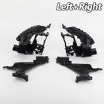 For AUDI A4 B8.5 2012-15 S4 Headlight Guide Mounting Support Bracket Plate 4Pcs