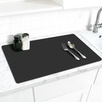 AECHY Silicone Mat for Worktops, 70 x 42 x 0.2cm, Black 70L x 42W cm,
