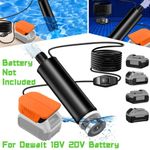 120W Submersible Water Transfer Pump For Dewalt 18V 20V Battery Oil/Water Pump