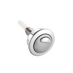 Dual Flush Toilet Button Compatible with Optima 49 – Chrome-Plated Replacement