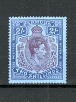 Bermuda 1940 2s deep reddish purple and ultramarine/grey-blue SG 116a MLH