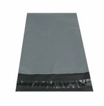 50 BAGS 10" x 14" Strong Mailing Poly Postage QUALITY Bags Grey Self Seal