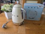 SMEG KLF04CRUK 1.7L Variable Temperature Kettle - Cream