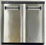 2023 GAMKO 2 DOOR STAINLESS STEEL UNDERCOUNTER DRINKS BAR FRIDGE 4 CANS &BOTTLES