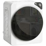 HOMCOM 5kg Vented Tumble Dryer, Compact Dryer with 5 Drying Modes, White