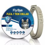 Flea Collars For Cats Small Large XL Adjustable 12 Months Protection & Tick