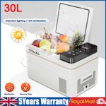 30L Car Refrigerator Freezer Fridge Portable Vehicle Camping Cooler Box Dtkfwugq