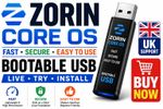Zorin Core OS Fast, Secure, Easy to Use OS Bootable USB Live Try Install UK