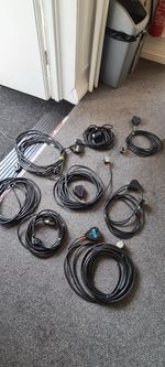 8 x 15A Theatre Lighting Cables  Joblot