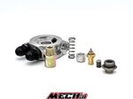 oil radiator plate AN10 with THERMOSTAT 3/4-16 UNF sandwich filter