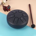 °Tongue Drum 3.8 Inch 6 Note Mini Ethereal Drum Puzzle Toy Children Percussion