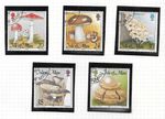 Isle of Man 1995 Mushrooms Fungi, used SG 662-66, combined postage