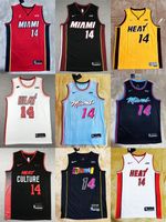 Miami Heat 14 Mens Short Sleeve T-Shirt Top Stitched S-XXL