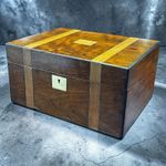 Victorian Writing Box & Slope With Fitted Interior.