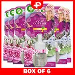 Air Wick Plug In Diffuser Air Freshener Refill Cosy Cottage Essential Oil 6 Pack