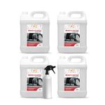 Brake and Clutch Cleaner 4x5L with Brake Cleaner Spray Bottle 1L for Vehicles