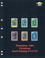 $5.00 Scott Value - 1994 ZIMBABWE Christmas African scarcer CV MNH NH UMM