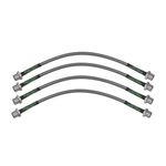 PORSCHE BOXSTER S 986 987 CAYMAN STAINLESS STEEL BRAKE LINES HOSES KIT BFN