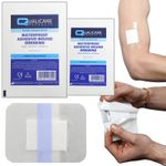 Sterile Waterproof Adhesive Wound Dressings - 8cm x 6cm - 10cm x 8cm