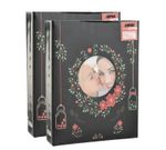 Photo album slip in case 6x4''/10 x 15cm Holds 200 Photos Pack of 2