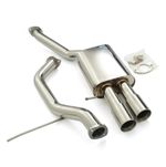 RD4158 CATBACK EXHAUST SYSTEM FOR SKODA OCTAVIA VRS MK2 1Z 2.0 TFSI 05-13