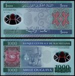 MAURITANIA 1000 OUGUIYA (P19) 2014 POLYMER UNC