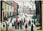 L S Lowry - A Procession - MEDICI POSTCARDS