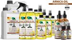 "100% Pure Arnica Oil for Stiff Muscles & Soothing Massage – Natural Pain Relief