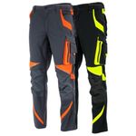 Work Trousers Men's Stretch Waistband Pants 2-Way Canvas Grey Black Size 46-64 Reflex