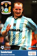 Coventry City v  Sunderland 2000-2001 Premier League 16/04/2001